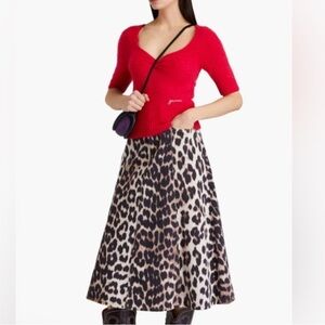 Ganni Scarlet Knit Sweater